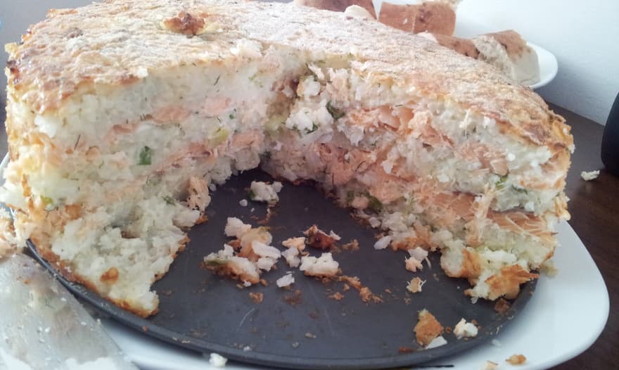 Рисовая запеканка с лососем (Sformato di Salmone e Riso)