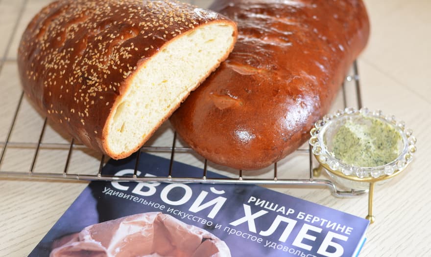 Мятно-апельсиновый хлеб от Ришара Бертине