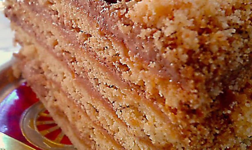 Арахисовый торт «Коровка»