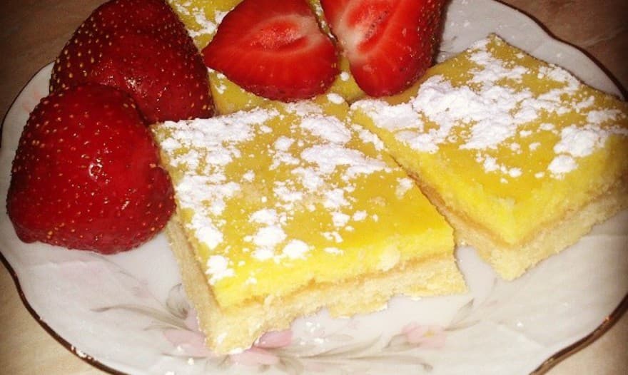 Лимонные кусочки (Lemon Bars)