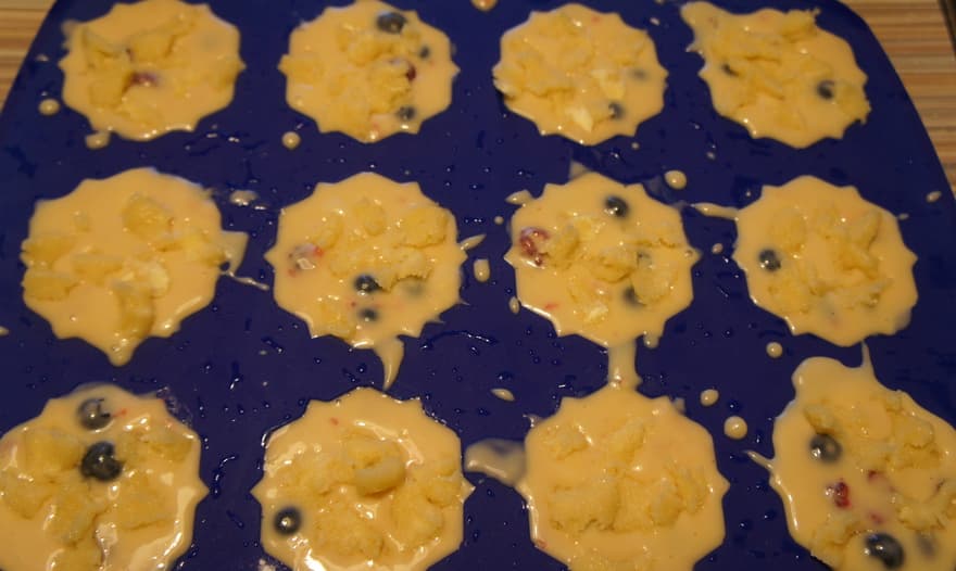 Маффины с черникой