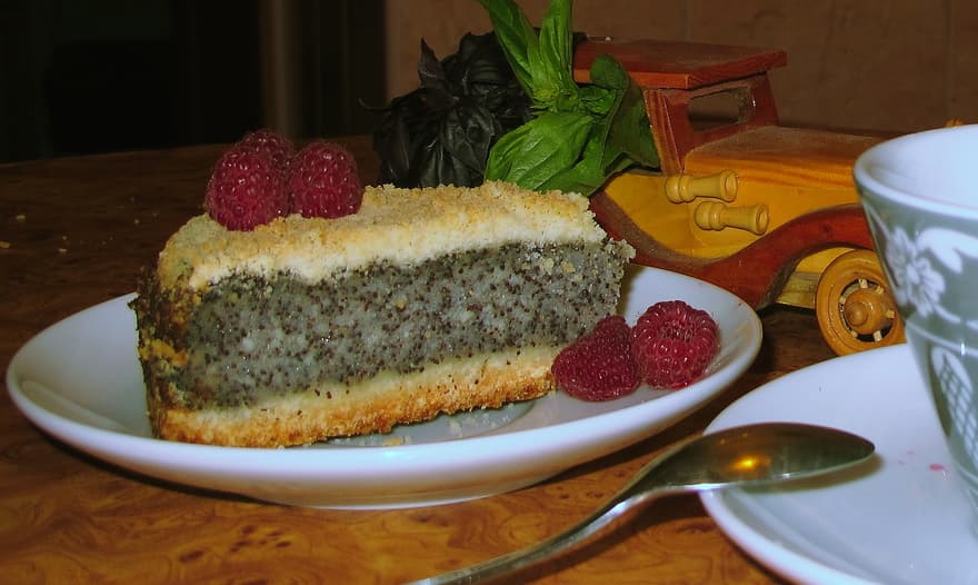Немецкий маковый творожник