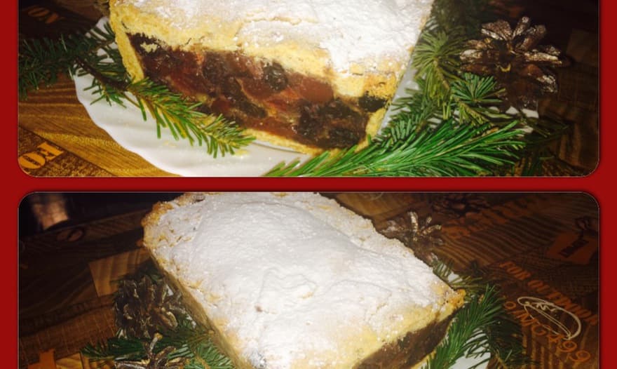 Шотландский новогодний кекс (Black Bun)