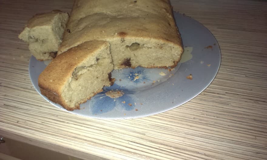Банановый хлеб с шоколадом 