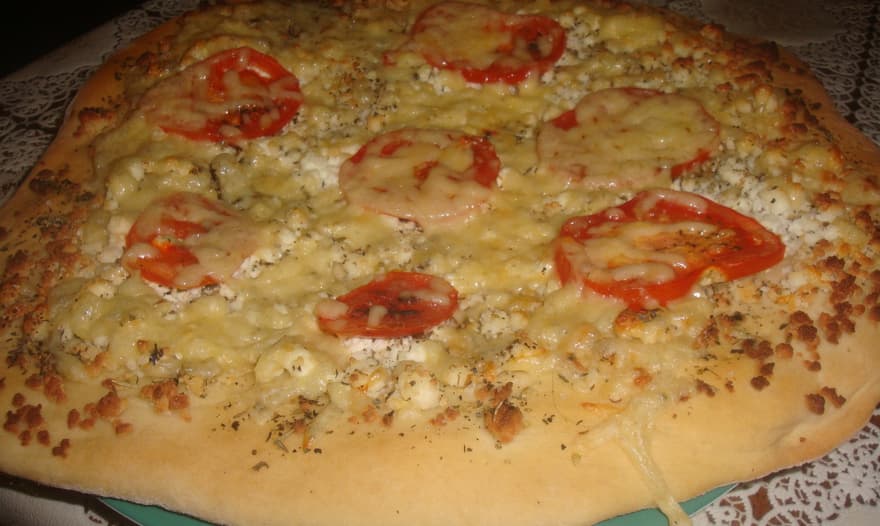  Пицца "Летняя" с цукини и кукурузой