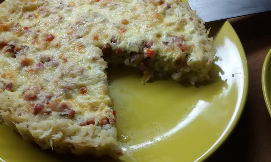 Сырный пирог из лосося
