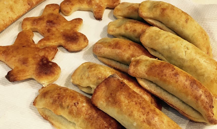 Творожное печенье с начинкой
