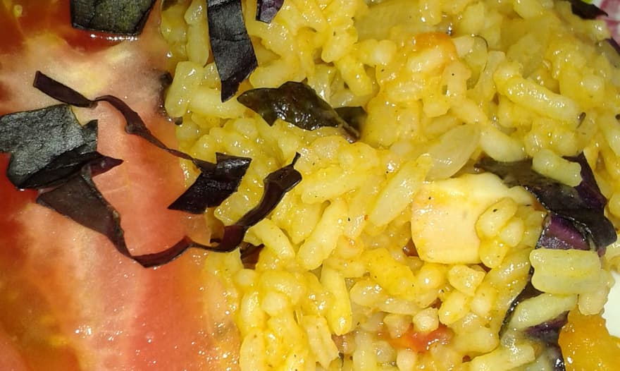 Паэлья с кальмарами