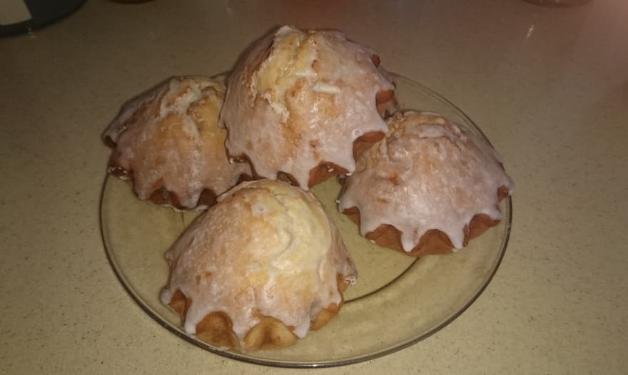 Кексы с джемом 