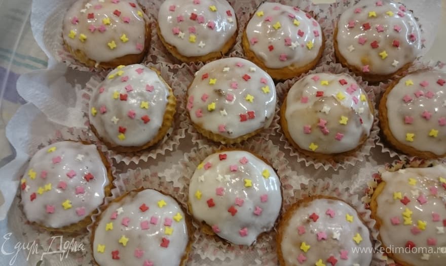 Кексы с джемом 