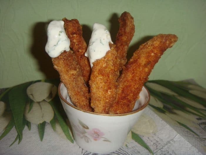 Хрустящие куриные палочки
