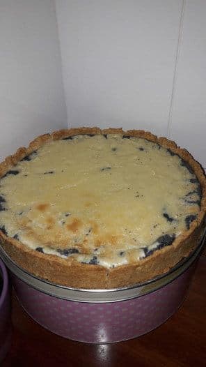 Тарт с маком и маскарпоне