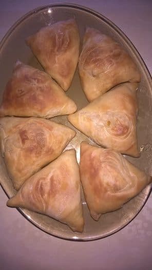 Самса с тыквой и рисом