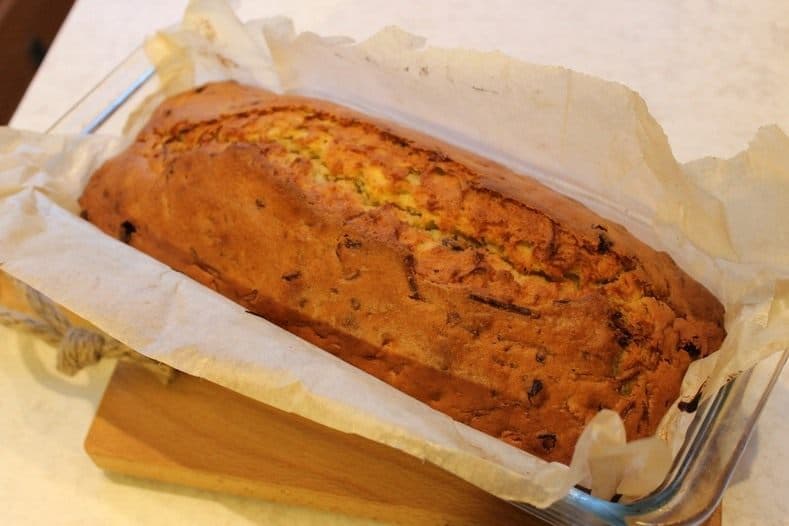 Кабачковый кекс с изюмом 