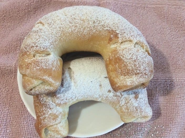 Молочные рогалики