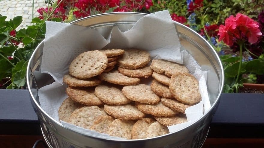 Цельнозерновое печенье а-ля крекеры Грэма (Graham Crackers)