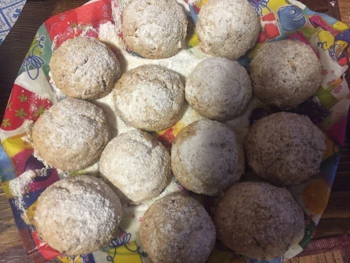 Мексиканское свадебное печенье
