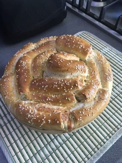 Хлеб с пармезаном и итальянскими травами 