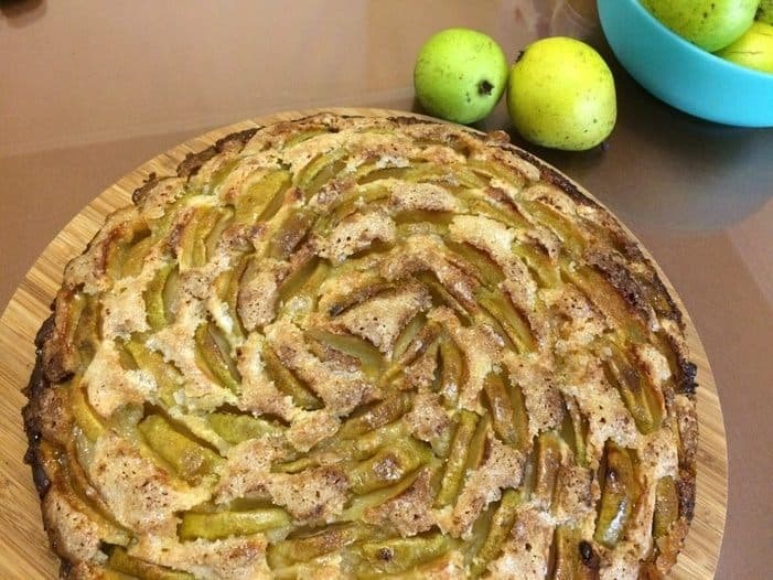 Итальянский деревенский яблочный пирог 