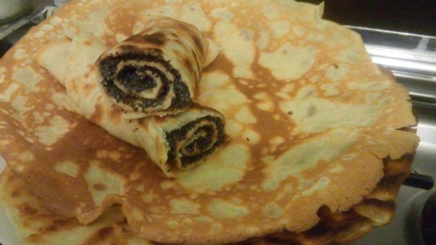 Блины с маком