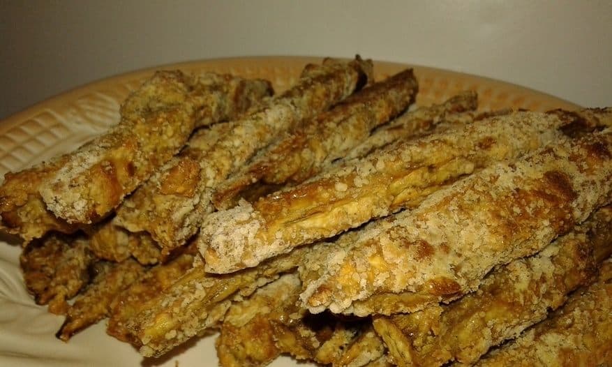 Закуска из баклажанов с нежным соусом