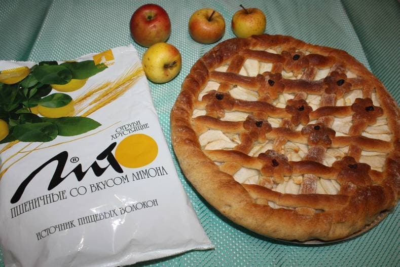 Пирог с яблоками (постный)