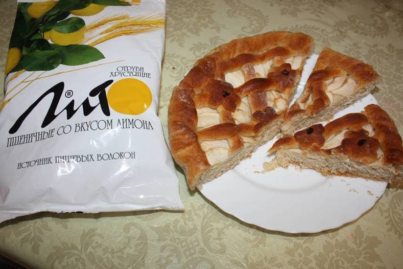 Пирог с яблоками (постный)