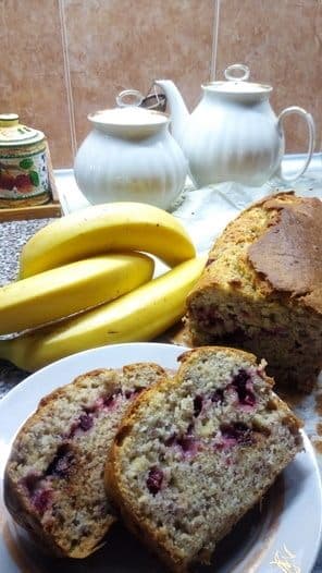 Кекс банановый с шоколадным сюрпризом