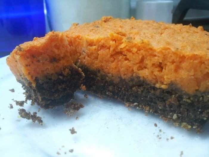 Тыквенный брауни с кэробом