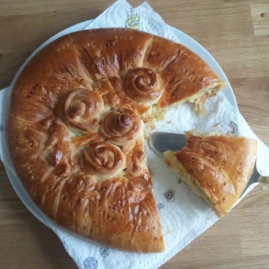 Нежный пирог с капустой