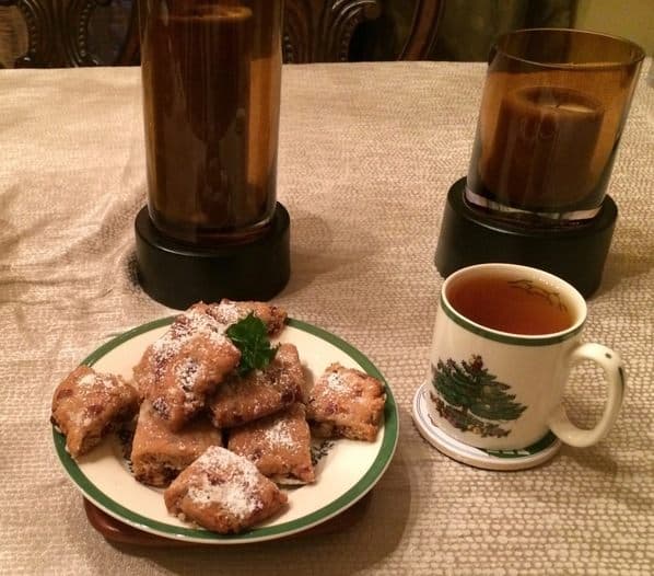 Штоллен конфект с клюквой и фисташками 