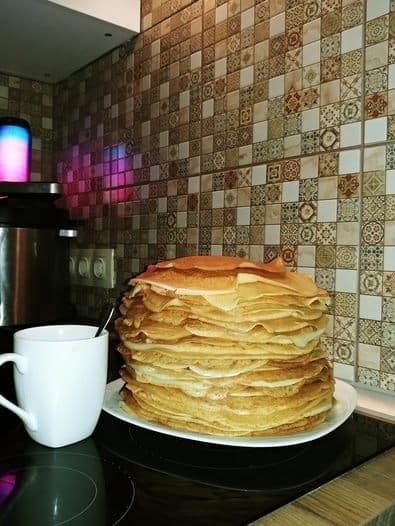 Тонкие блинчики на кефире