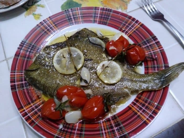Камбала по-королевски