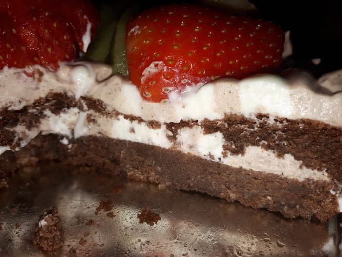 Детский тортик с фруктами без глютена и муки (Kinder torta)