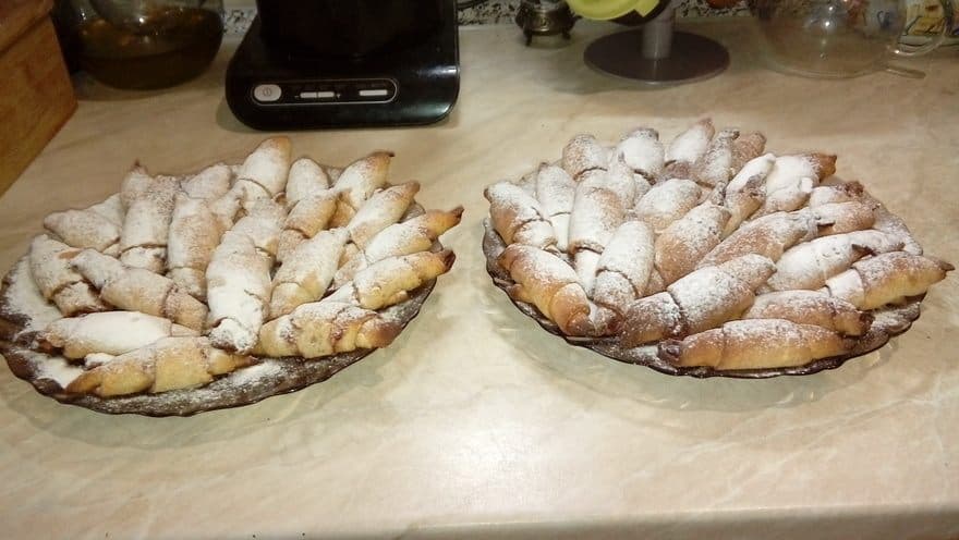 Творожные рогалики