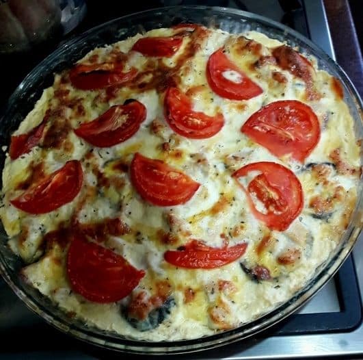 Куриное филе, запеченное с овощами