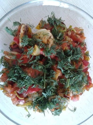 Кабачки по-гречески