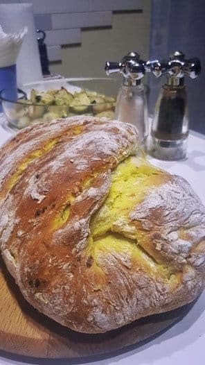 Сырный домашний хлеб