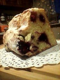 Йогуртовый кекс с клубникой