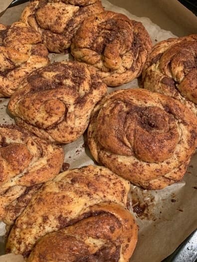 Булочки с шоколадом