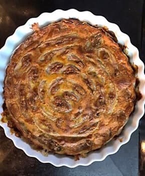 Банановый пирог без сахара и масла