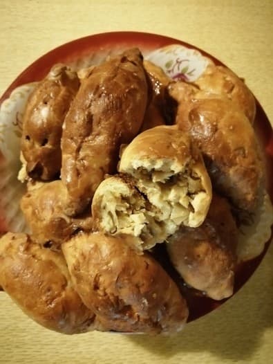 Песочно-дрожжевые пирожки