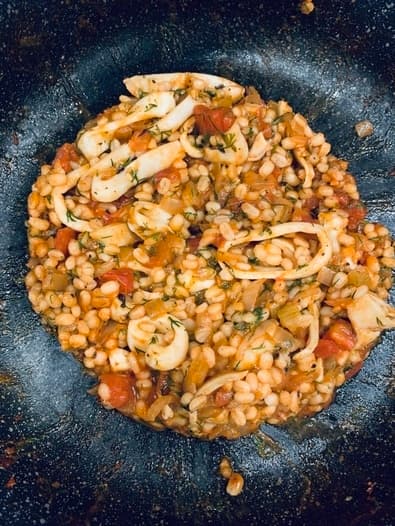 Перлотто с кальмарами
