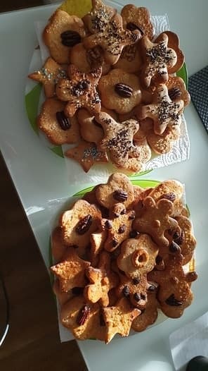 Новогоднее сметанное печенье