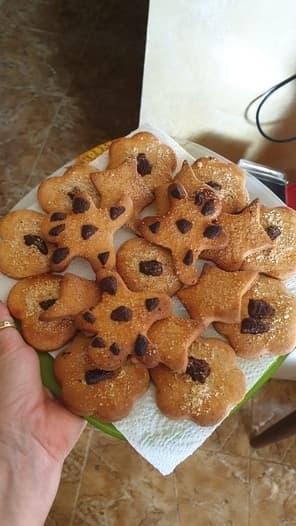 Новогоднее сметанное печенье
