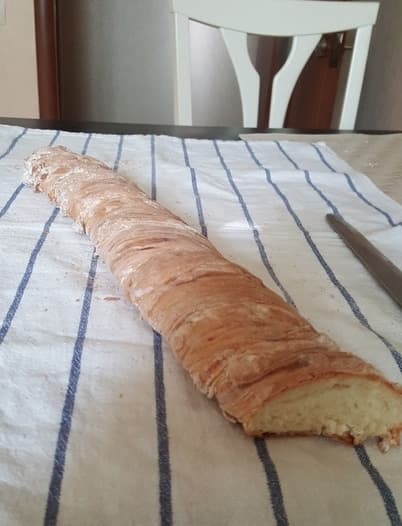 Крученый хлеб без замеса (Pain Torsadé)