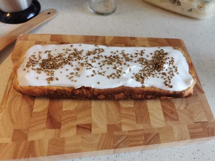 Праздничный творожный  кекс