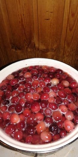 Клюквенный кисель 
