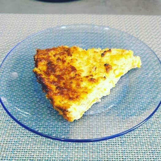 Творожная запеканка с тыквой и яблоками