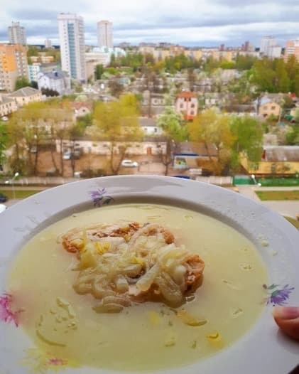 Суп луковый французский